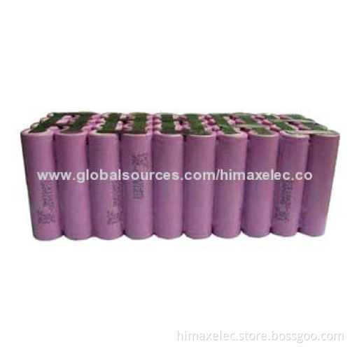 Authentic capacity flat top 18650 10S4P 36V 10Ah rechargeable Li-ion battery